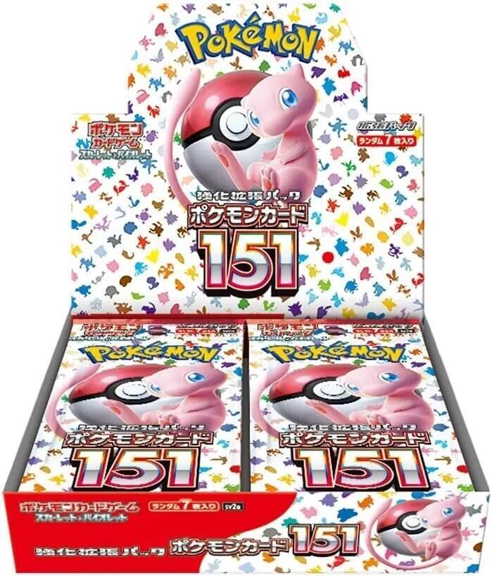 Sealed Booster box of Japanese Pokemon 151