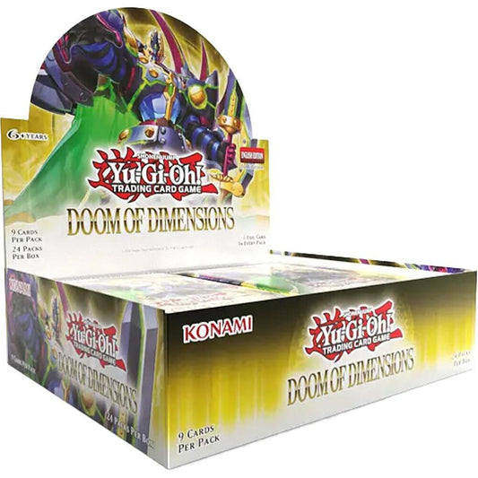 Sealed Booster Box of Yugioh Doom of Dimensions