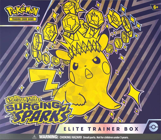 Sealed Elite Trainer Box of Pokemon Surging Sparks