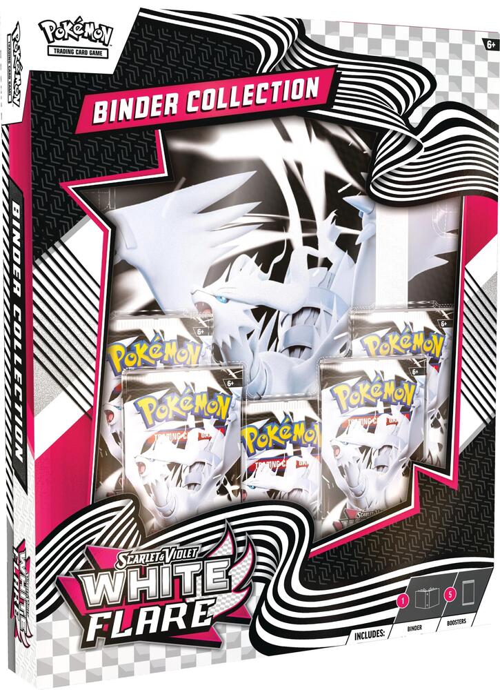 Pokémon Binder Collection with Scarlet and White Flare design